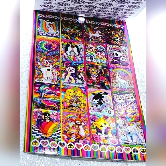 Lisa Frank Rainbow 90s Sticker Booklet - Picture 7 of 9